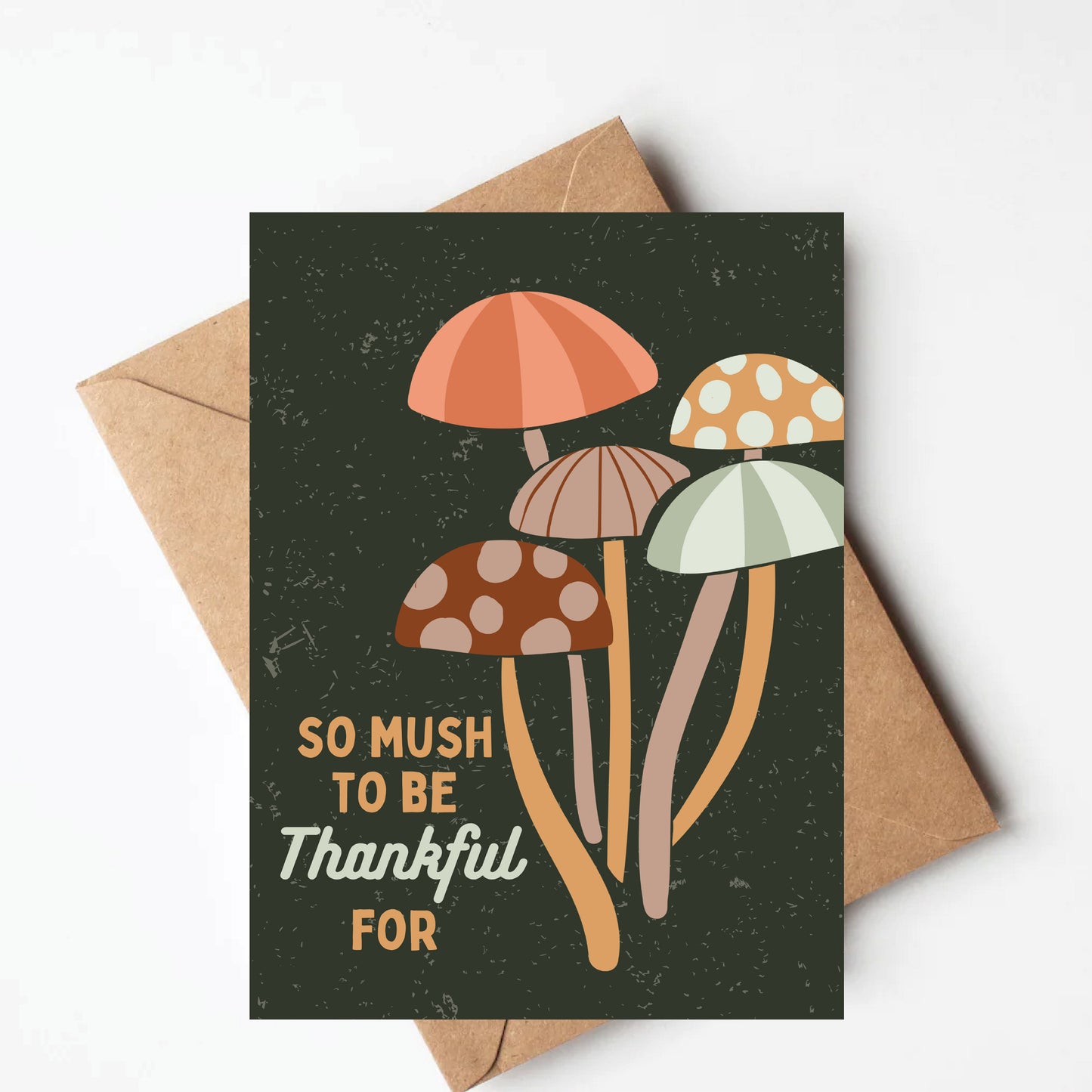 Mushroom Thanksgiving Card