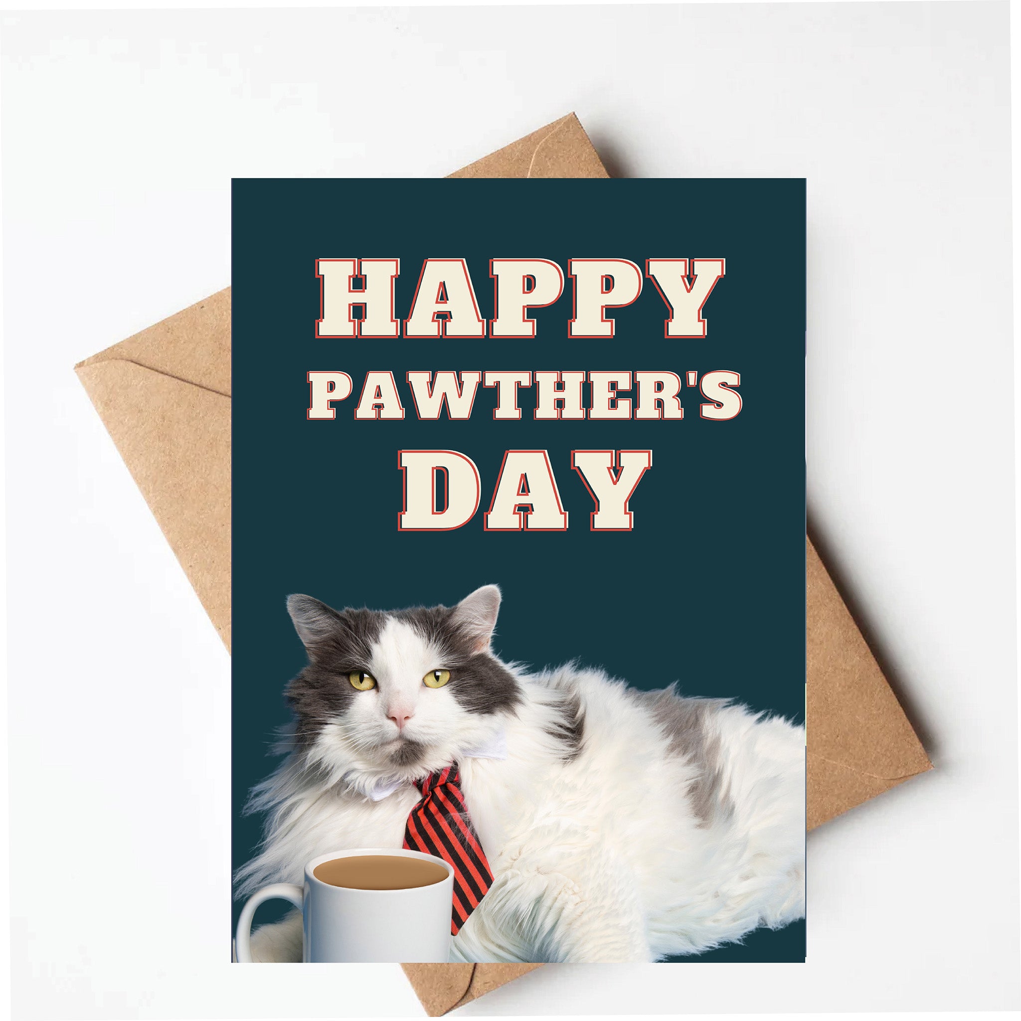 Father’s Day Card For The Most Pawsome Fur Dad By Ditsy Chic