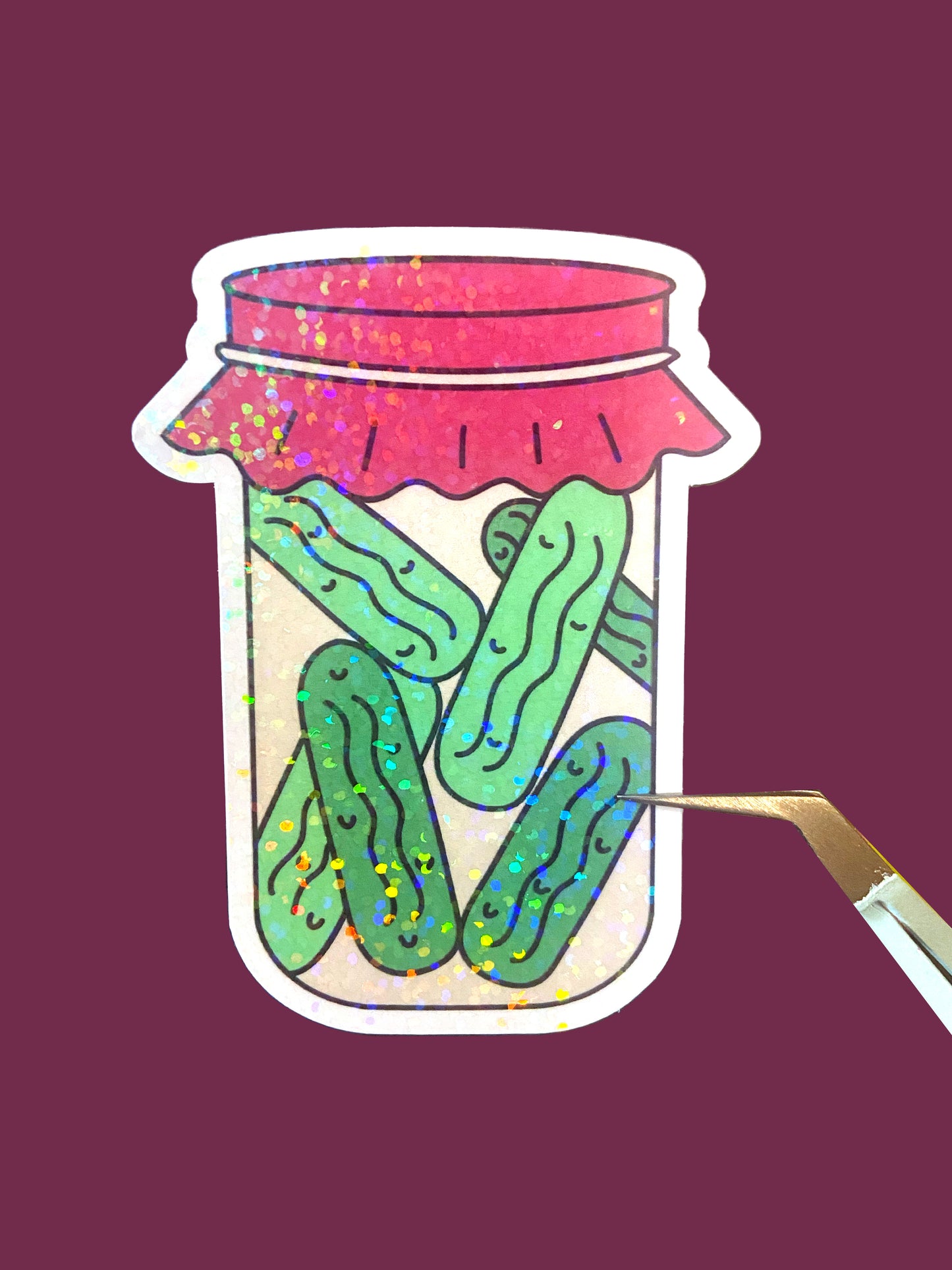 Pickle Jar Sticker