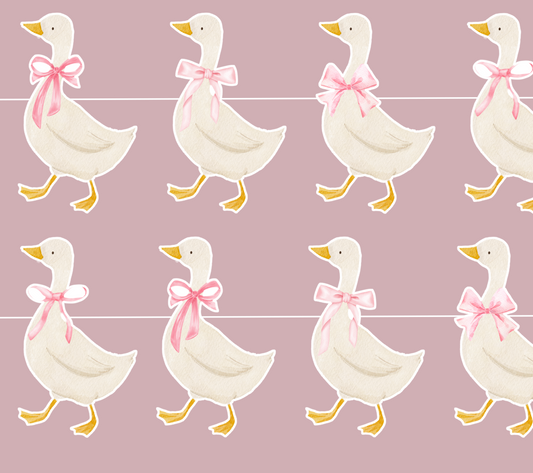 Pink Goose Banner