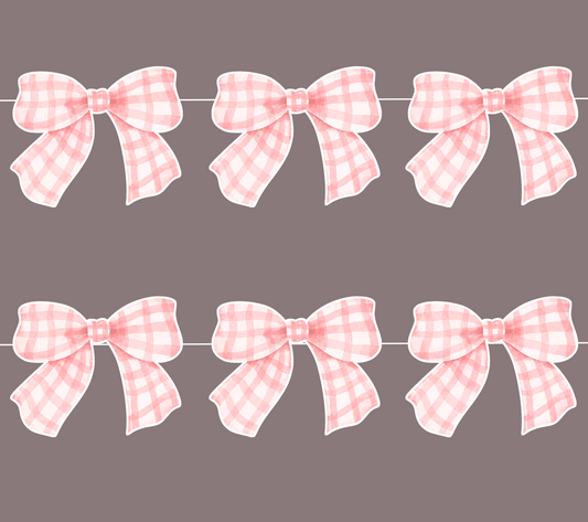 Pink Bow Banner