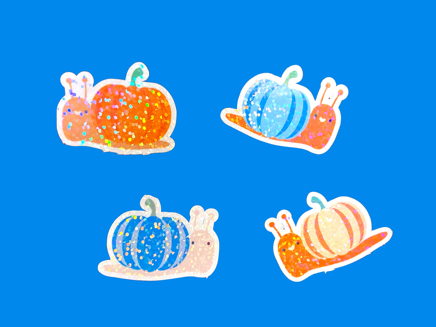 Mini Pumpkin Snail Sticker Pack