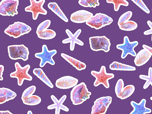 Mini Seashell Stickers