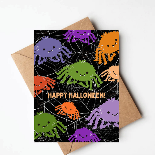 Spider Halloween Card