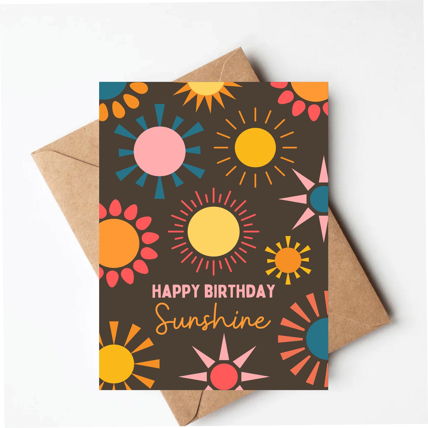 Sunshine birthday card