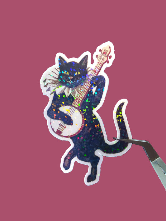 Dancing Cat Sticker