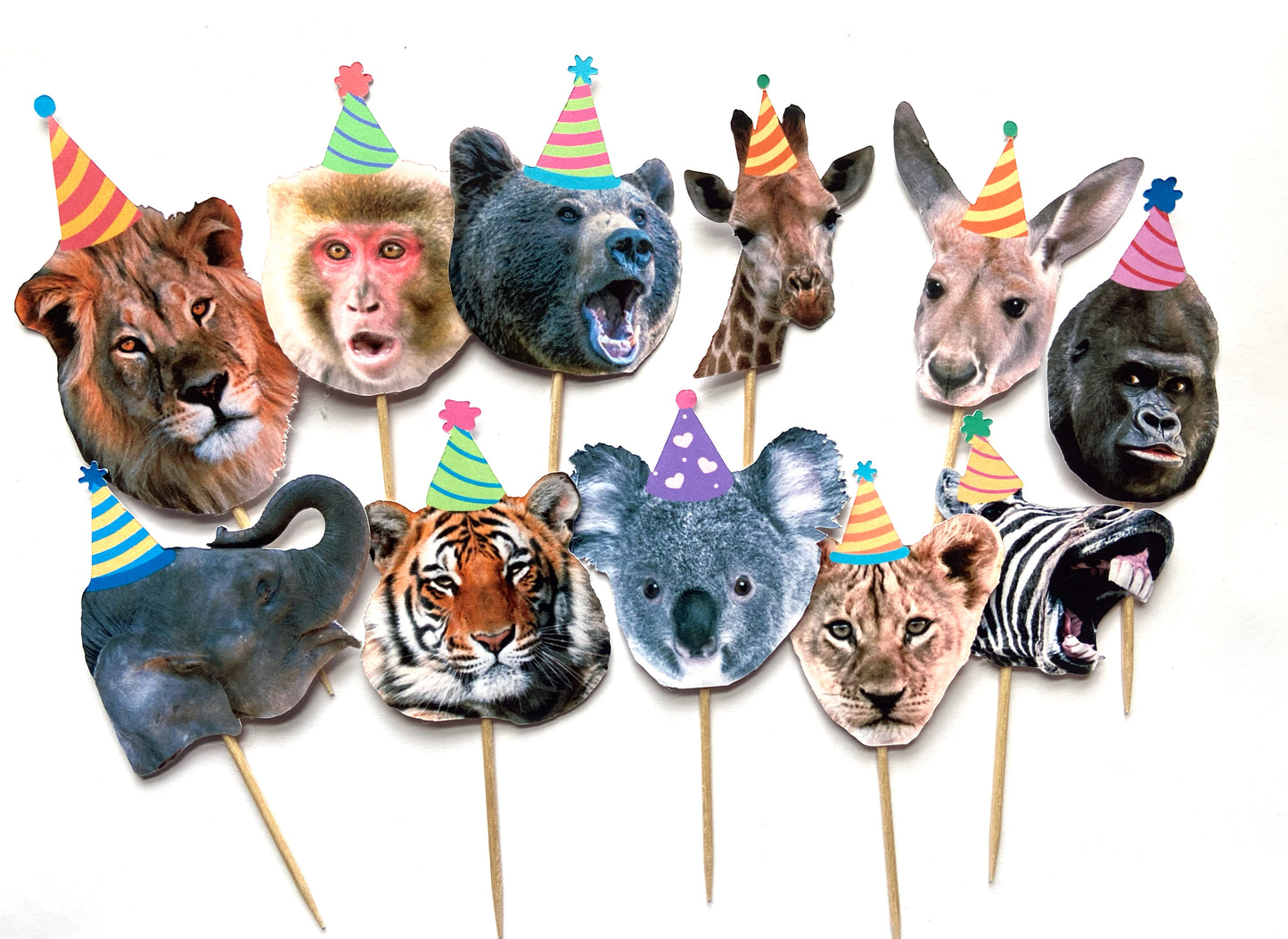 Zoo Cupcake Toppers